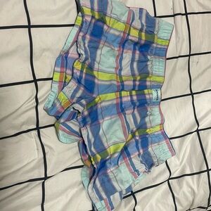 Plaid Pajama shorts, joyspun, barely worn, Size Large (12-14)